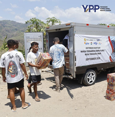 YPP Emtek Media Jangkau Manggarai Timur Salurkan Bantuan Gempa mappi dan Layanan Psikososial Anak